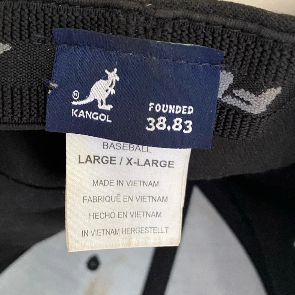 Kangol Classic Wool Flexfit Black Cap L/XL - Picture 12 of 13